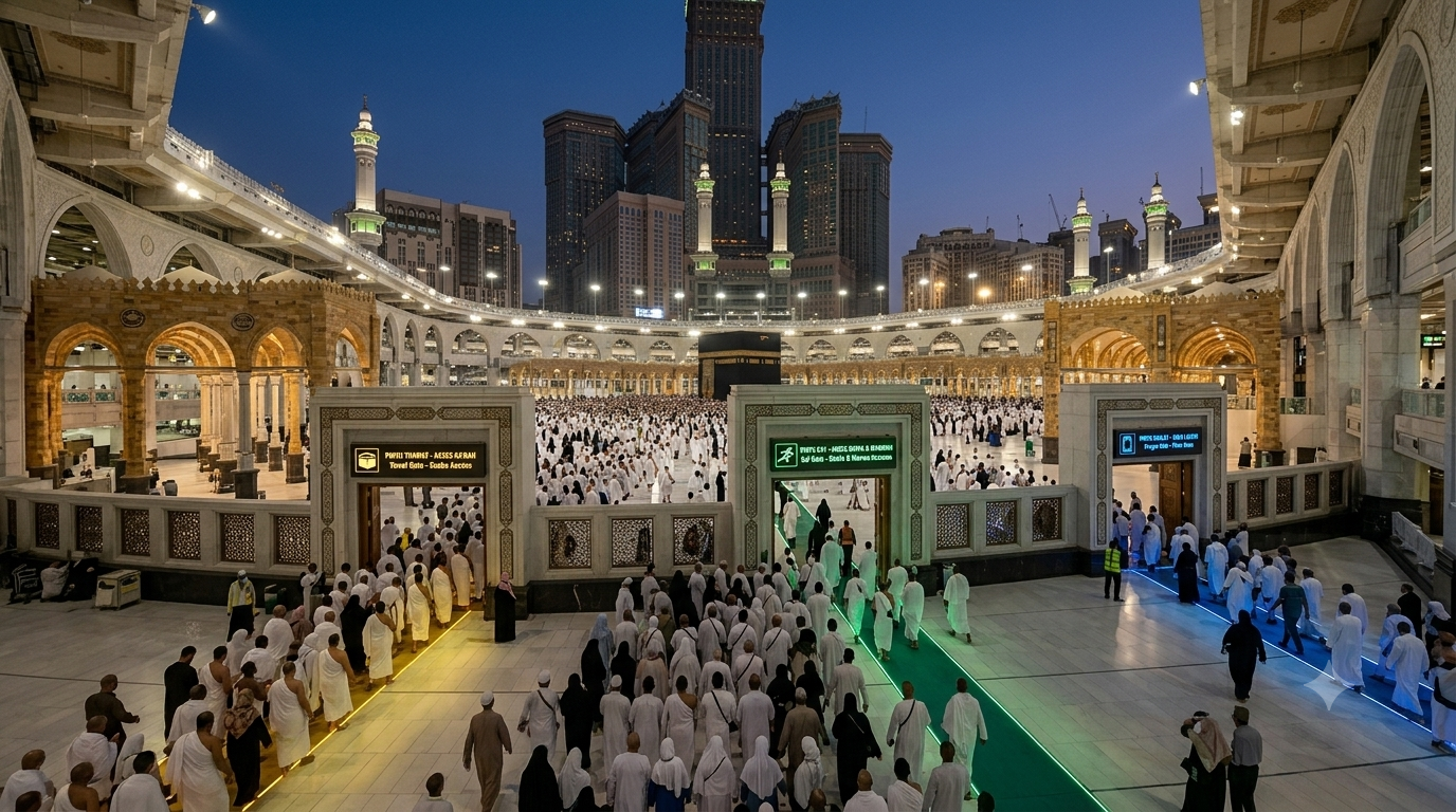 Cara Memilih Pintu Masuk Masjidil Haram Sesuai Tujuan