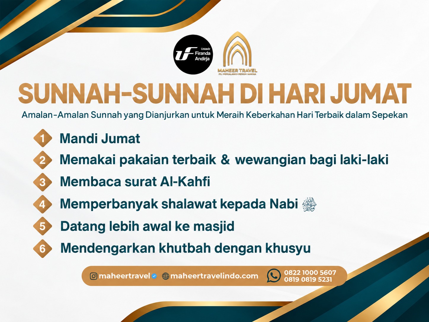 Sunnah-Sunnah di Hari Jumat: Amalan Istimewa untuk Meraih Keberkahan