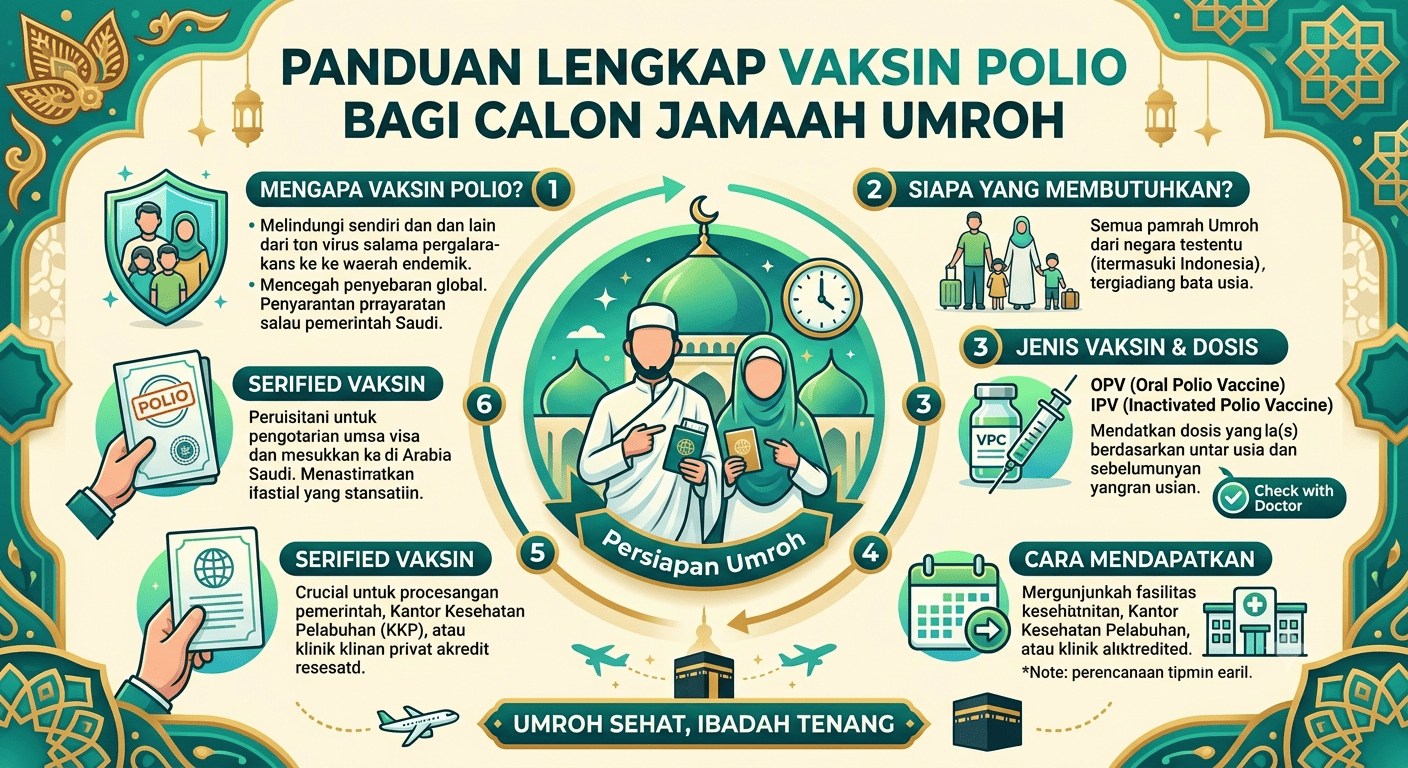 Panduan Lengkap Vaksin Polio bagi Calon Jamaah Umroh