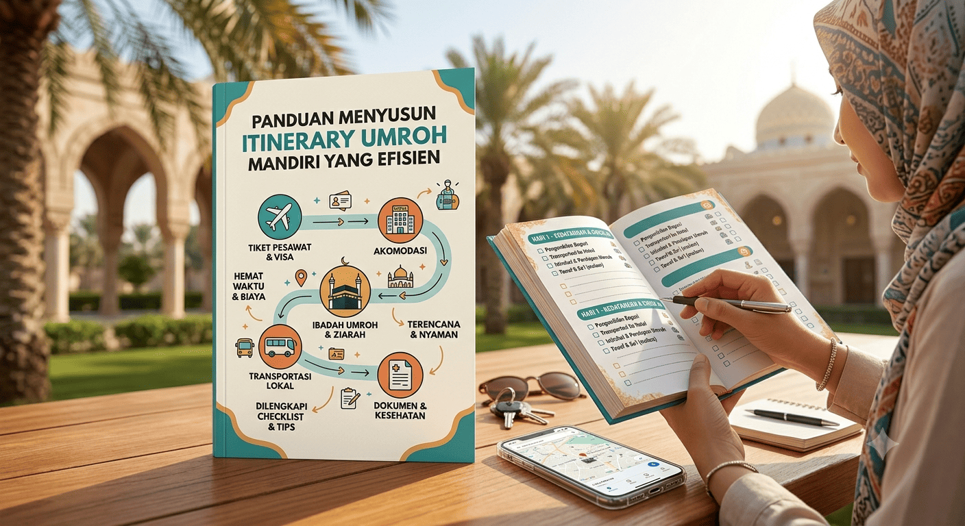 Panduan Menyusun Itinerary Umroh Mandiri yang Efisien